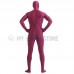 Full Body Purple Lycra Spandex Bodysuit Solid Color Zentai  suit Halloween Fancy Dress Costume 